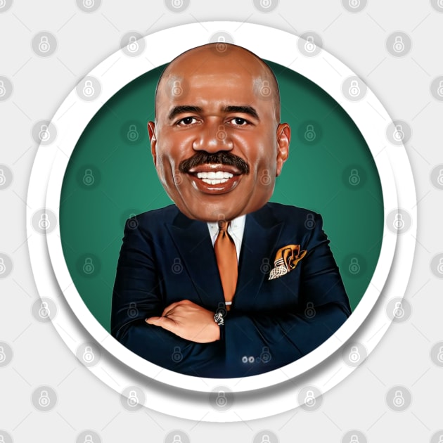 Steve Harvey Sticker by Zbornak Designs